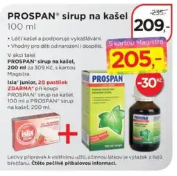 Magistra lékárny PROSPANⓇ sirup na kašel nabídka