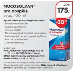 Magistra lékárny MUCOSOLVANⓇ pro dospělé sirup nabídka