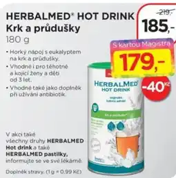 Magistra lékárny HERBALMED Hot drink Krk a průdušky nabídka