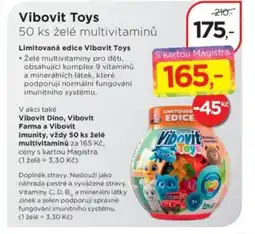 Magistra lékárny Vibovit Toys nabídka