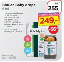 Magistra lékárny BioLac Baby drops nabídka