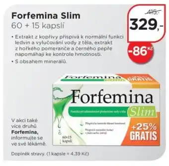 Magistra lékárny Forfemina Slim nabídka