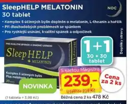 Magistra lékárny Sleephelp Melatonin nabídka