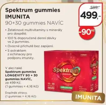 Magistra lékárny Spektrum gummies Imunita nabídka