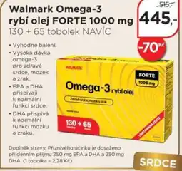 Magistra lékárny Walmark Omega-3 rybí olej Forte 1000 mg nabídka