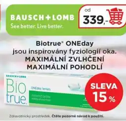 Magistra lékárny Biotrue ONEday jsou inspirovány fyziologií oka nabídka