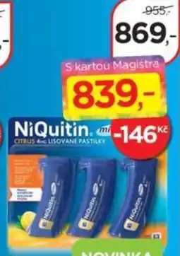 Magistra lékárny NiQuitin mini Citrus 4 mg nabídka
