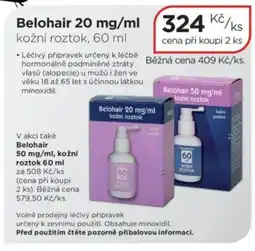 Magistra lékárny Belohair 20 mg/ml kožní roztok nabídka