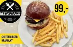 Jip Cheeseburger, hranolky nabídka