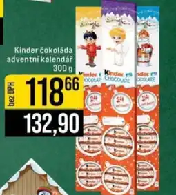 Jip Kinder čokoláda adventní kalendář nabídka