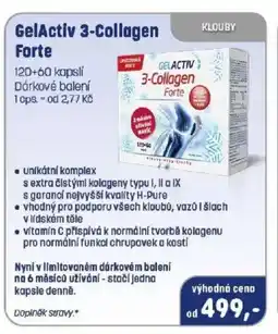 PharmaPoint GelActiv 3-Collagen Forte nabídka