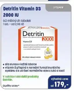 PharmaPoint Detritin Vitamin D3 2000 IU nabídka