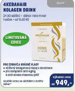 PharmaPoint 4kerahair kolagen drink nabídka