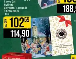 Jip Leros čaj bylinný adventní kalendář s betlémem nabídka