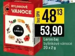 Jip Leros čaj bylinkové vánoce nabídka