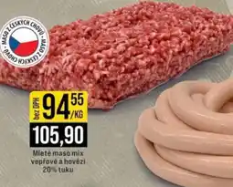 Jip Mleté maso mix vepřové a hovězí 20% tuku nabídka