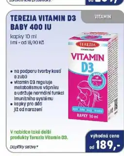 PharmaPoint Terezia vitamin d3 baby 400 iu nabídka