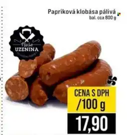 Jip Papriková klobása pálivá nabídka