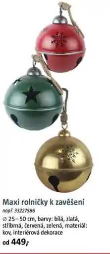 Bauhaus Maxi rolničky k zavěšení nabídka