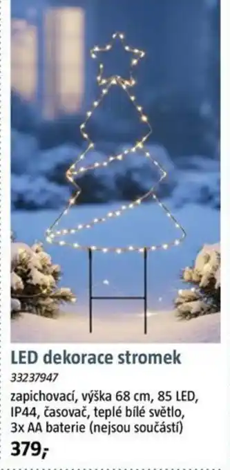 LED dekorace stromek