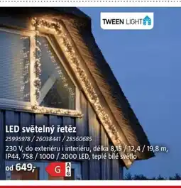 Bauhaus LED světelný řetěz nabídka