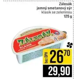 Jip Zálesák jemný smetanový sýr nabídka