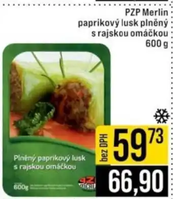 Jip PZP Merlin paprikový lusk plněný s rajskou omáčkou nabídka