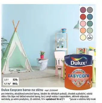 Bauhaus Dulux Easycare barva na stěnu např. 25356441 nabídka
