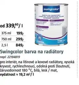 Bauhaus Swingcolor barva na radiátory nabídka
