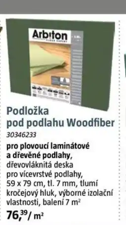 Bauhaus Podložka pod podlahu Woodfiber 30346233 nabídka