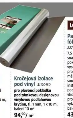 Bauhaus Kročejová izolace pod vinyl 31190150 nabídka