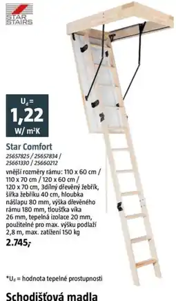 Bauhaus Star stairs star comfort nabídka