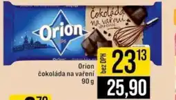 Jip Orion Cokolada na vaření nabídka