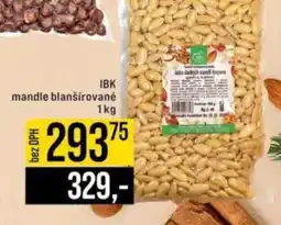 Jip IBK mandle blanšírované nabídka