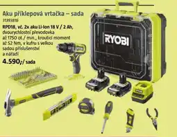 Bauhaus Aku příklepová vrtačka - sada nabídka