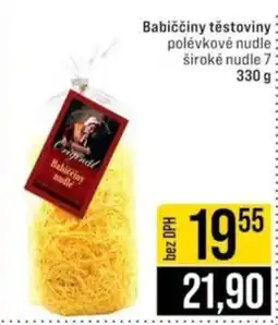 Jip Babiččiny těstoviny nabídka