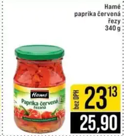 Jip Hamé paprika červená řezy nabídka