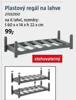 Bauhaus Plastový regál na lahve nabídka
