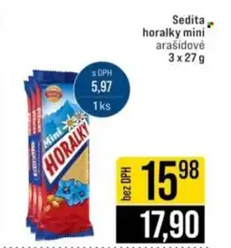 Jip Sedita horalky mini arašídovė nabídka