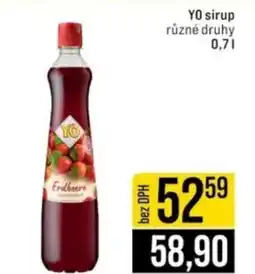 Jip YO sirup nabídka