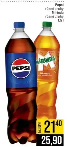 Jip Pepsi, Mirinda nabídka