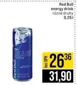 Jip Red Bull energy drink nabídka