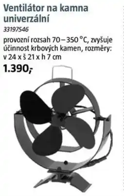 Bauhaus Ventilátor na kamna univerzální nabídka