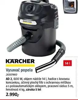 Bauhaus KARCHER Vysavač popela nabídka