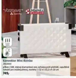Bauhaus Konvektor Mini Rombo nabídka