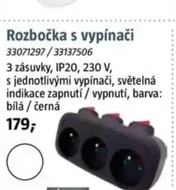Bauhaus Rozbočka s vypínači nabídka