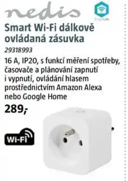Bauhaus Nedis smart wi-fi dálkově ovládaná zásuvka nabídka