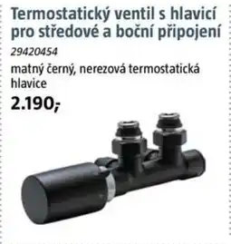 Bauhaus Termostatický ventil s hlavicí pro středové a boční připojení nabídka