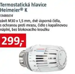 Bauhaus Termostatická hlavice HeimeierⓇ K nabídka