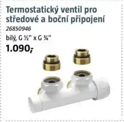 Bauhaus Termostatický ventil pro středové a boční připojení nabídka